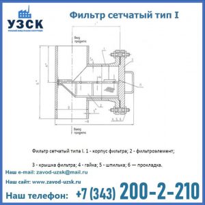 Фильтр сетчатый ФС по Т-ММ-11-2003 в Саратове